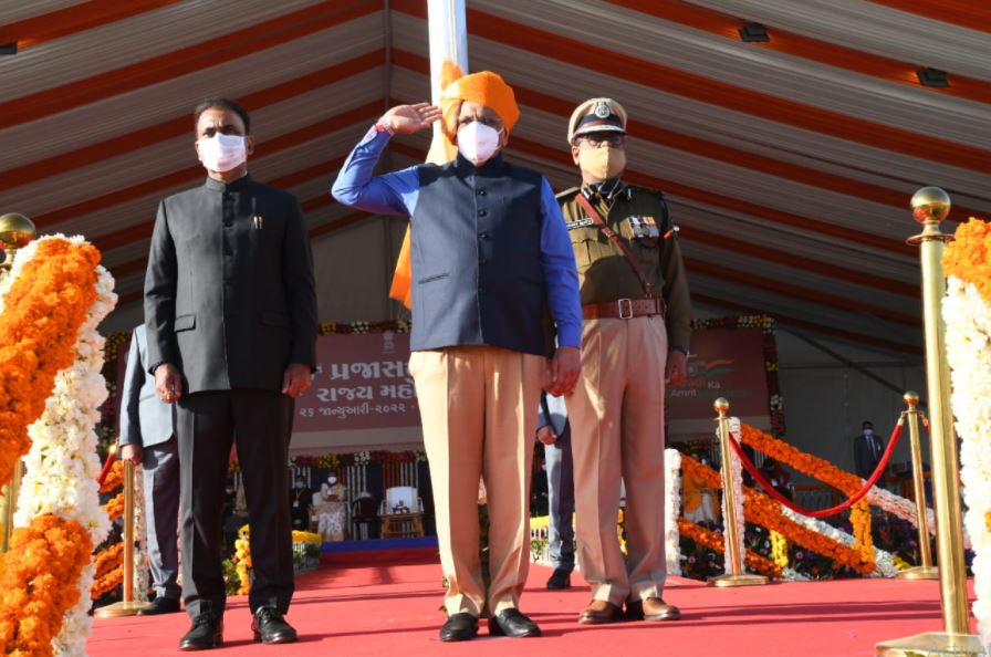 CM Bhupendra Patel Celebrate Republic day in Gir somnath harmony of india