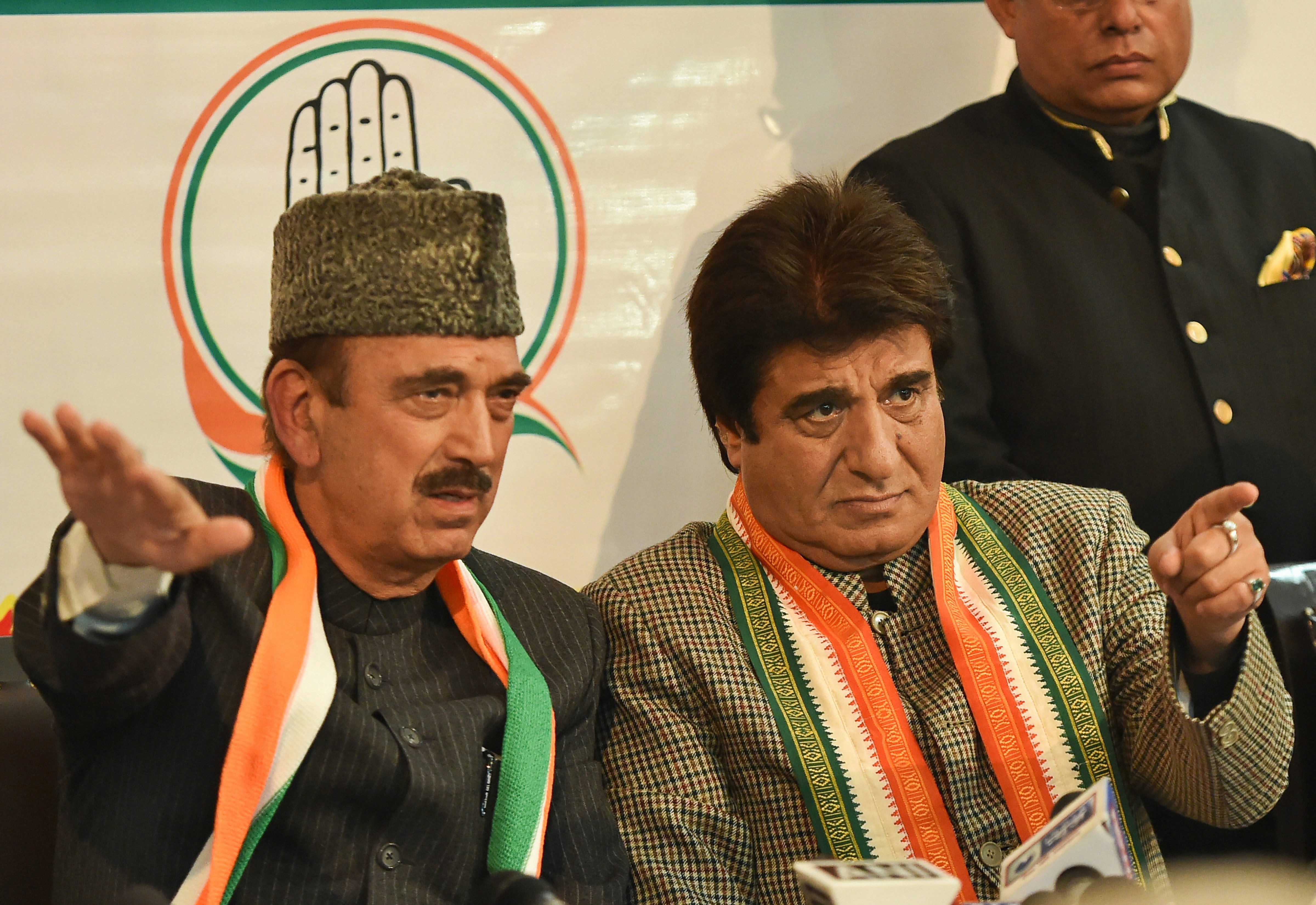 raj babbar gulam nabi aazad