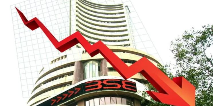 sensex down photos