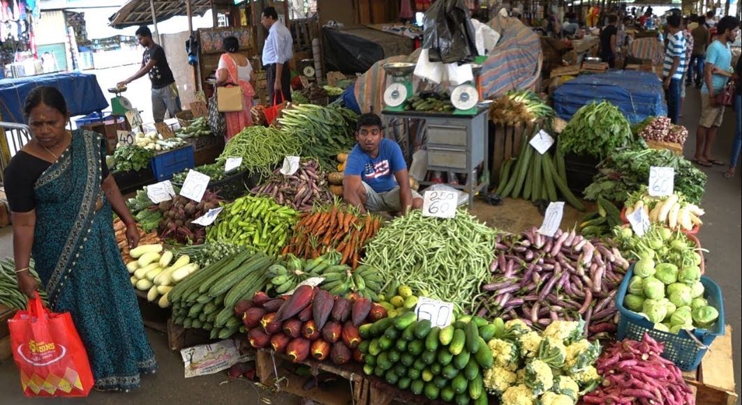 vegetable market in shrilanka