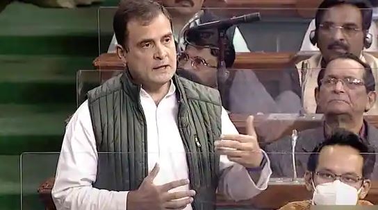 rahul gandhi in loksabha